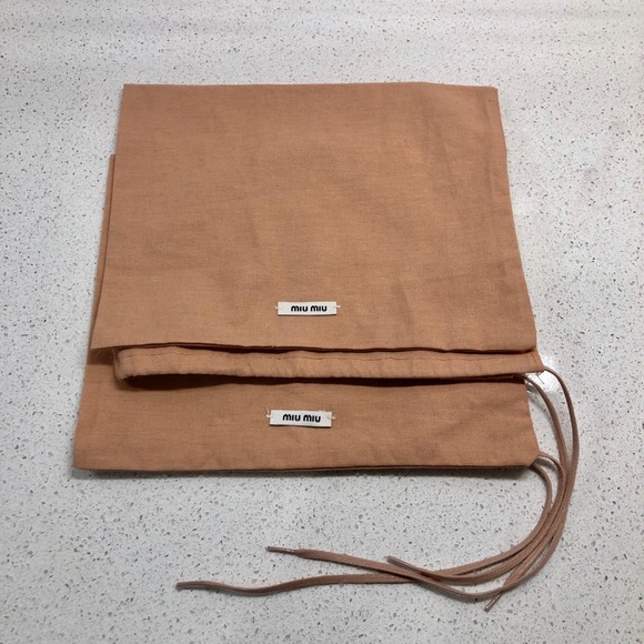 NWOT 🎀MIU MIU NEW duster shoe bags item #23 - Picture 2 of 6